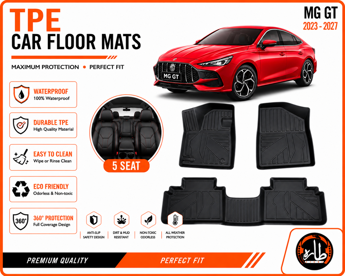 TPE CAR FLOOR MAT