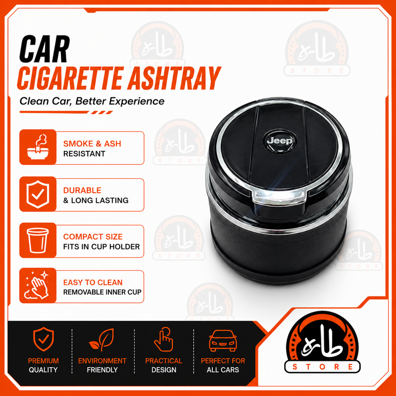 Car Cigarette Ashtray - Jeep