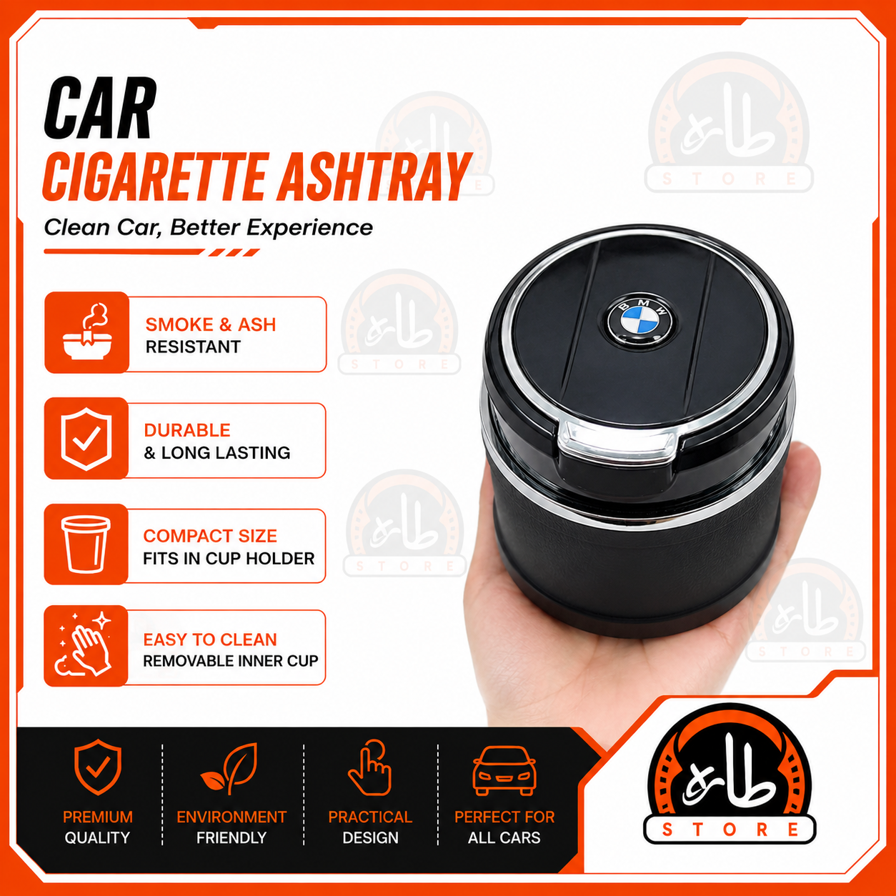 Car Cigarette Ashtray