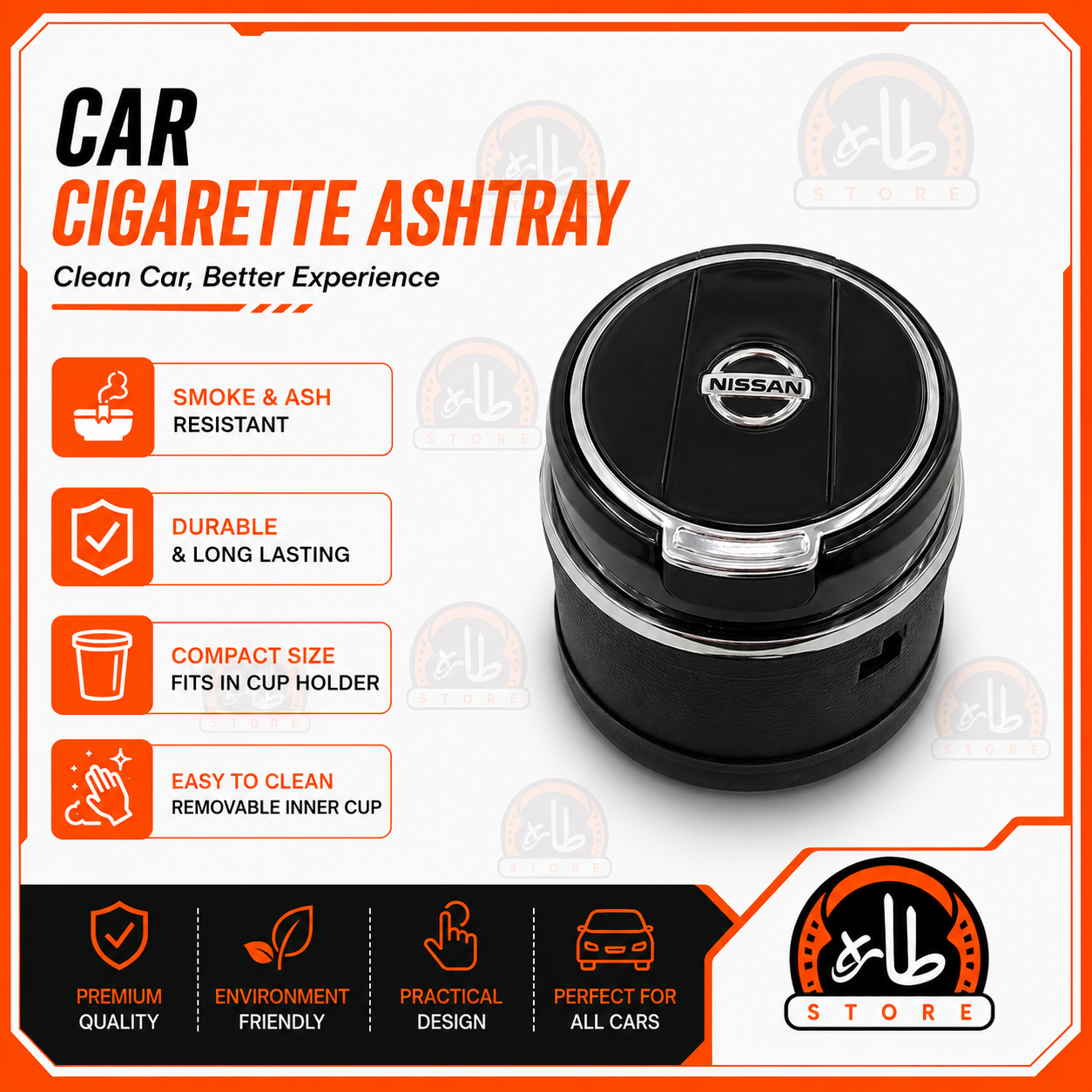 Car Cigarette Ashtray