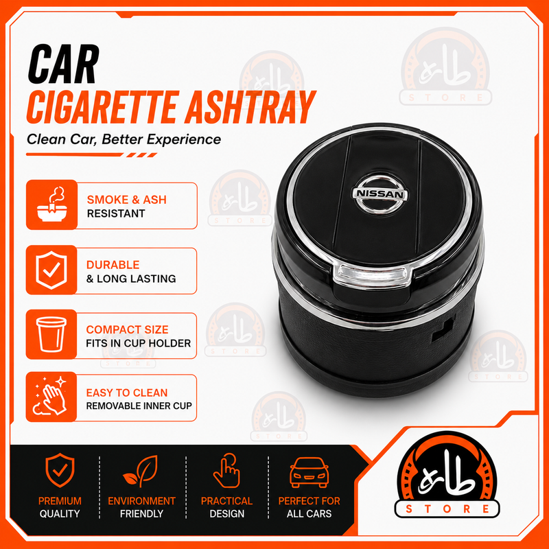 Car Cigarette Ashtray - Nissan