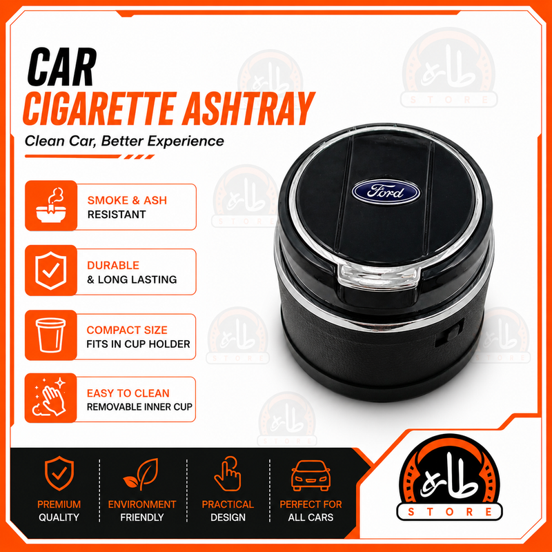 Car Cigarette Ashtray - Ford