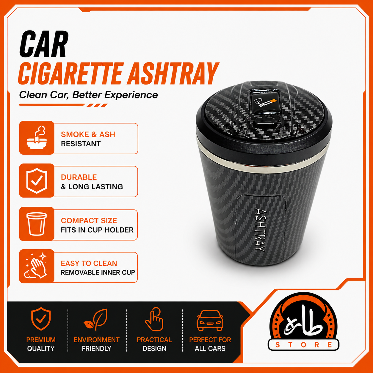 Car Cigarette Ashtray