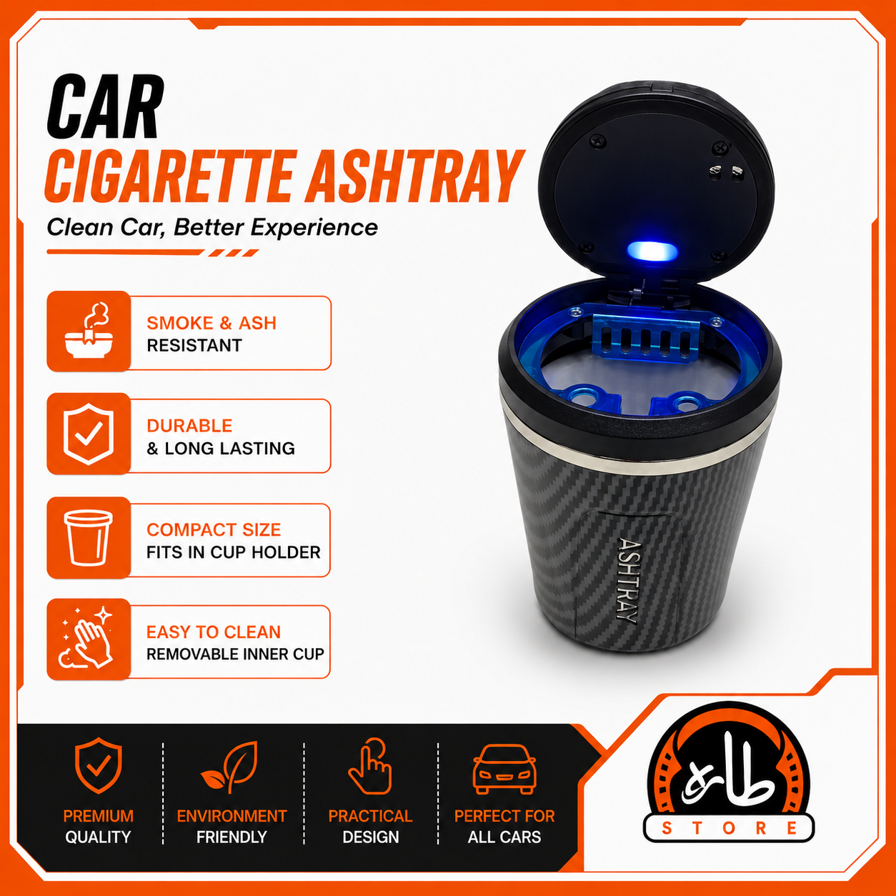 Car Cigarette Ashtray