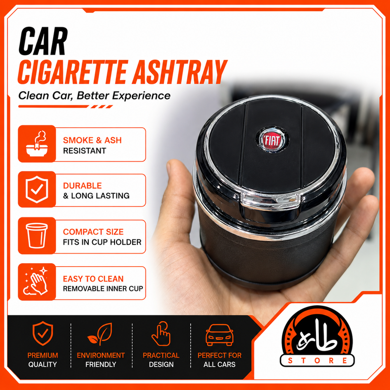 Car Cigarette Ashtray - Fiat