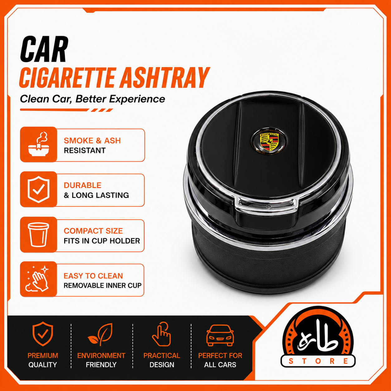 Car Cigarette Ashtray