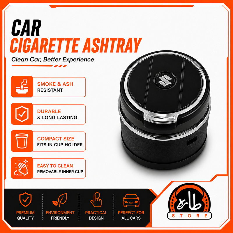 Car Cigarette Ashtray - SUZUKI