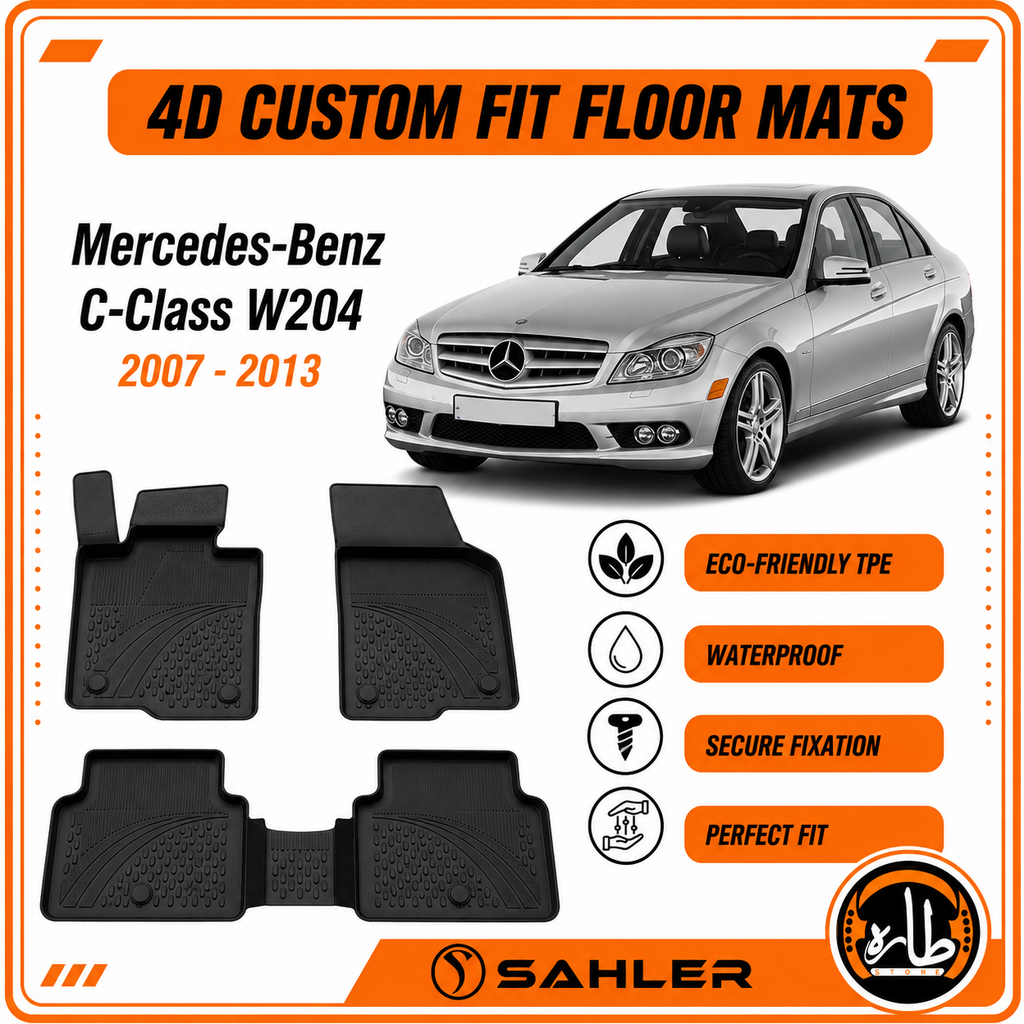 Sahler - CAR FLOOR MAT - Mercedes W204