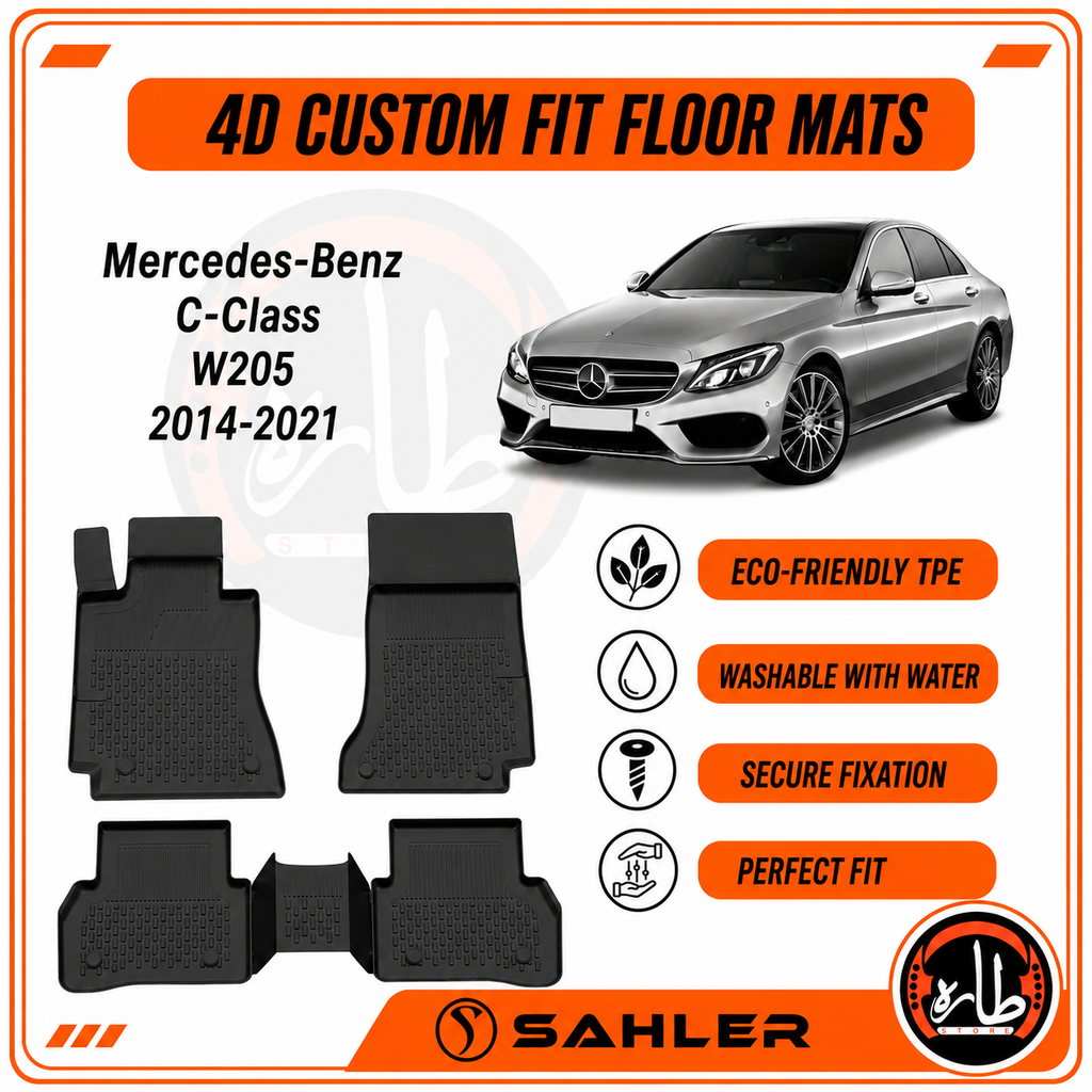 Sahler - CAR FLOOR MAT - Mercedes W205
