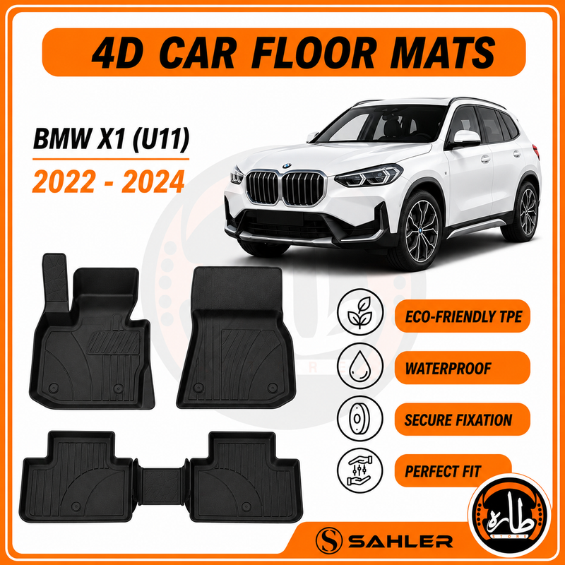 Sahler - CAR FLOOR MAT - BMW - x1 (U11) 2022:2024